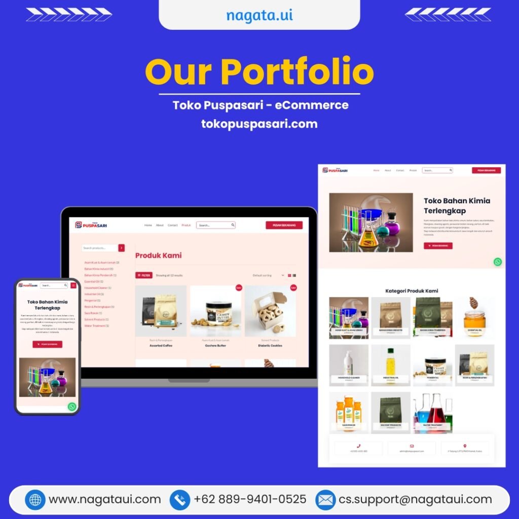 Portfolio nagata.ui - Toko Puspasari