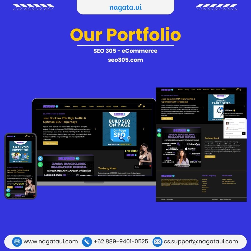 Portfolio nagata.ui - SEO 305